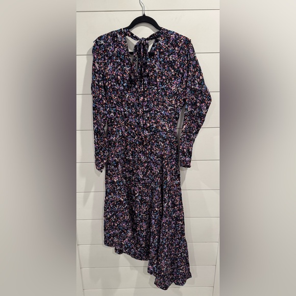 NWOT Joie Harris Midi Dress blue purple floral - Picture 9 of 9